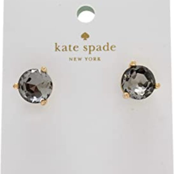 Kate Spade Rise & Shine Grey Gumdrop Studs - Picture 2 of 4